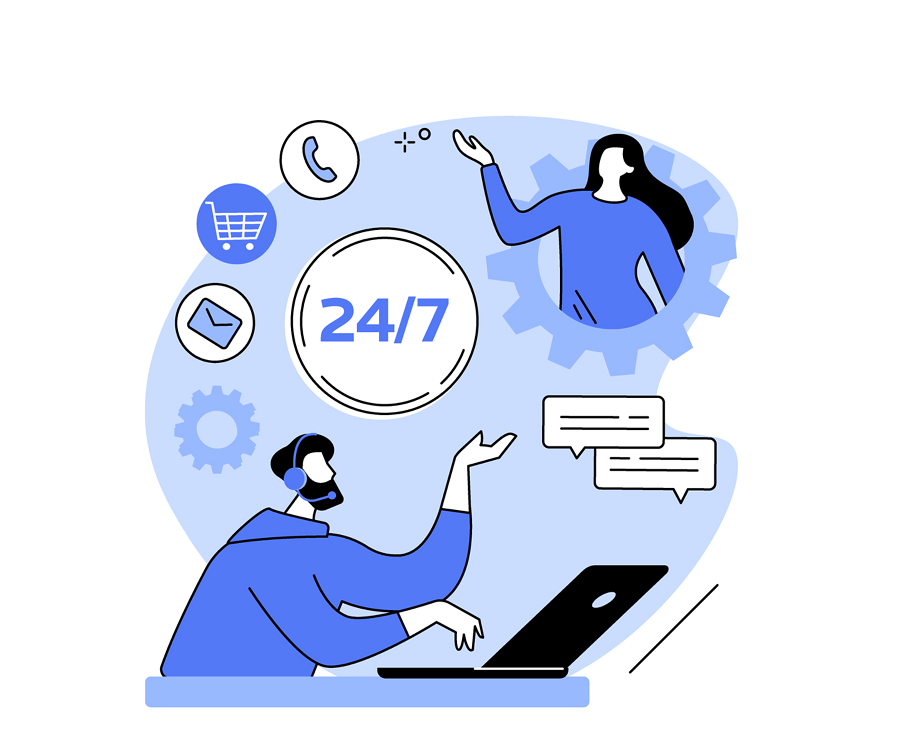 24/7 Support & Assistance